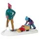 Lemax Clearing the Sidewalk - Figurine