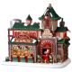 Lemax Santa's Reindeer Stables - Lighted Building