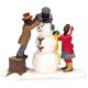Lemax Dressing Mr. Snowman - Figurine