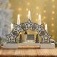 32cm Star & Village Candle Bridge Arch
