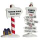 Lemax North Pole Signs (Set of 2) - Accessory