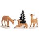 Lemax Dad And Fawns (Set of 4) - Figurine Set