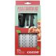 Cozze Pizza Starter Kit - includes Pizza Paddle, Pizza Cutter and Infrared Thermometer
