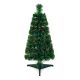 Slim Crystal Tipped Fibre Optic Christmas Tree - 2.6ft