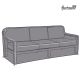 Hartman Apollo 3 Seat Sofa Protective Garden Furniture Cover