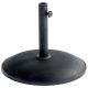 Black Concrete Garden Parasol Base