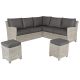 Kettler Palma Signature Mini Corner Sofa and Stools Set
