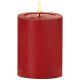 Red FlickaBright Candle with Melted Pool Effect - 13cm