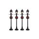 Lemax 'Gas Lantern Street Lamp - Set Of 4' Lighted Accessory