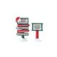 Lemax 'North Pole Signs' Figurines