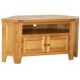 Oak Large Corner TV Unit - Oak Furniture