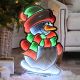 Snowman Infinity LED Christmas Display Light - 60cm