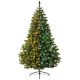 Pre-lit Rocky Mountain Pine Artificial Christmas Tree - LED Colour Choice