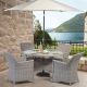 Supremo Venice 4 Seater Round Dining Set