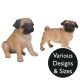 Vivid Arts Real Life Pug - Design Choice