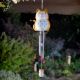Solar Power Windchime Cat Light