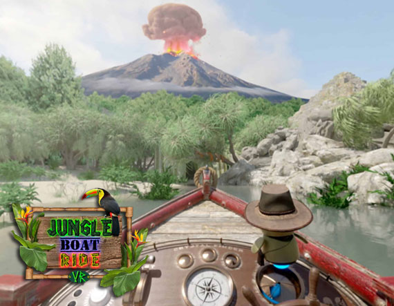 Jungle Boat VR Ride at Waterside Garden Centre