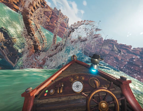 Pirate Adventure VR Ride at Waterside Garden Centre